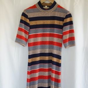 Nightcap Striped Bodycon Mini Dress